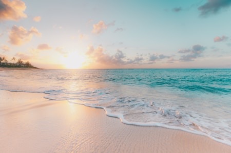Private beach